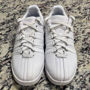 K-Swiss All-White Women's Sneakers
